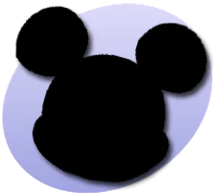 Mickey_ Mouse_ Silhouette_ Graphic PNG Image