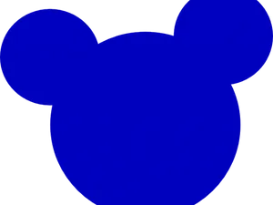 Mickey Mouse Silhouette Graphic PNG Image