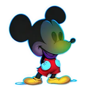 Mickey Mouse Silhouette Png Kne PNG Image