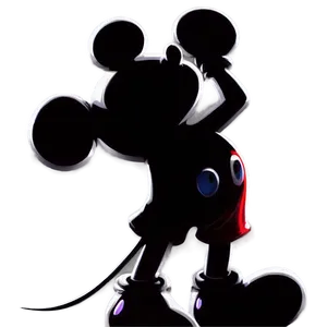 Mickey Mouse Silhouette Png Qwe47 PNG Image