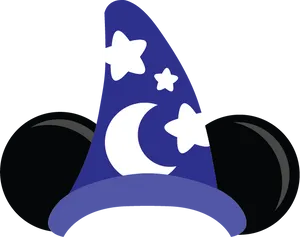 Mickey Wizard Hat PNG Image