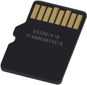 Micro S D_ Memory_ Card_ Closeup PNG Image