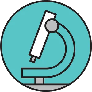 Microscope Icon Graphic PNG Image