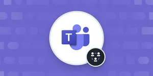 Microsoft Teams Logoand Emoticon PNG Image