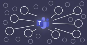 Microsoft Teams Network Graphic PNG Image