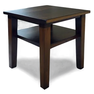 Mid-century Modern End Table Png 55 PNG Image