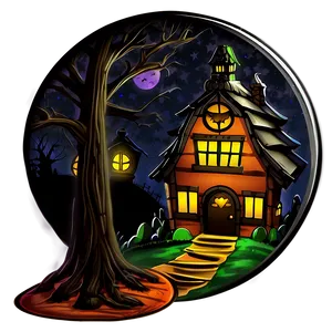 Midnight Halloween Cartoon Adventure Png 15 PNG Image