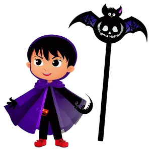 Midnight Halloween Cartoon Adventure Png 24 PNG Image