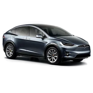 Midnight Silver Tesla Model X Png 53 PNG Image