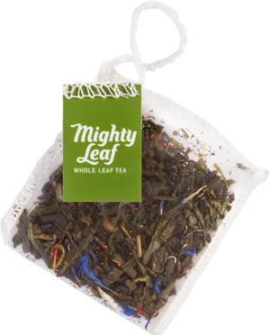 Mighty Leaf Whole Leaf Tea Bag PNG Image