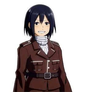 Mikasa Ackerman Smiling Png 38 PNG Image