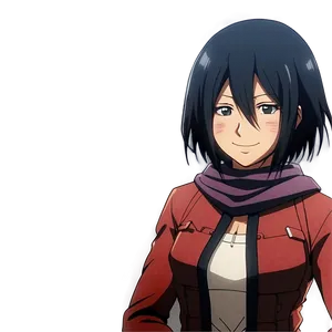 Mikasa Ackerman Smiling Png Afd PNG Image