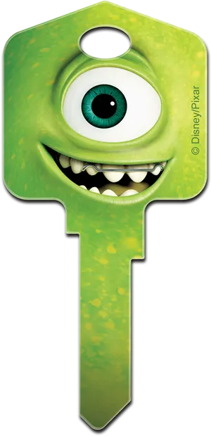 Mike Wazowski Key Design PNG Image