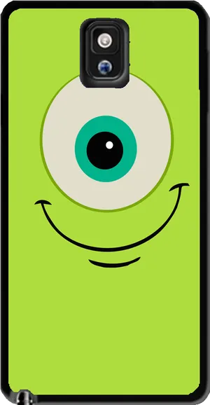 Mike Wazowski Phone Case Design PNG Image