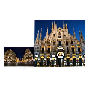 Milan Night Lights Png Rmp PNG Image