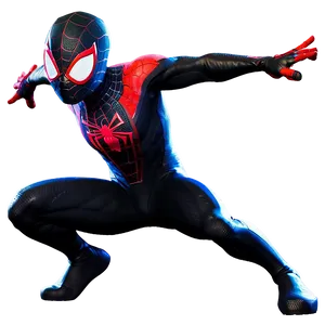 Miles Morales Signature Pose Png 05032024 PNG Image