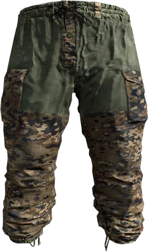 Military Camouflage Pants PNG Image