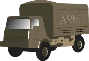 Military_ Cargo_ Truck_ Vector PNG Image