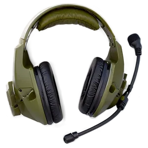 Military Grade Headset With Noise-cancelling Mic Png 06292024 PNG Image