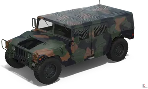 Military Hummer Camouflage Pattern PNG Image