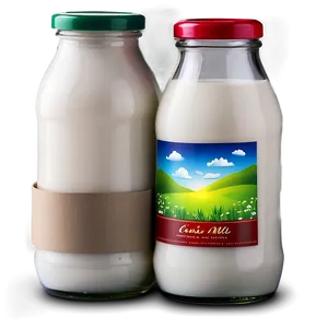 Milk Bottle Label Png 06212024 PNG Image