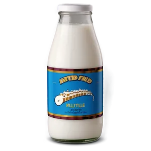 Milk Bottle Label Png 06212024 PNG Image