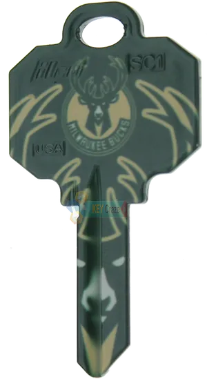 Milwaukee Bucks Logo Key Design PNG Image