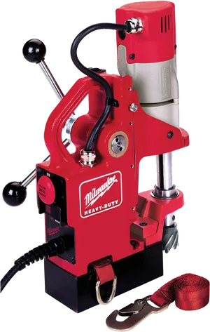 Milwaukee Heavy Duty Magnetic Drill Press PNG Image