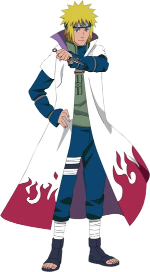 Minato Namikaze Fourth Hokage PNG Image