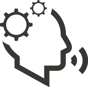 Mind Gears Icon PNG Image