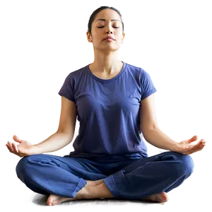 Mindful Meditation Steps PNG Sow PNG