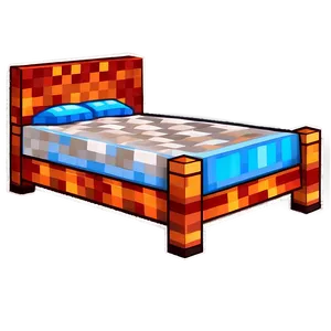 Minecraft Bed C PNG Image