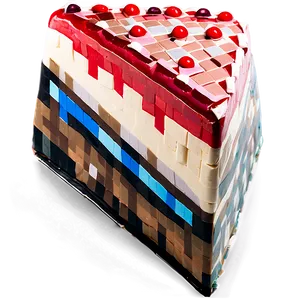 Minecraft Cake B PNG Image