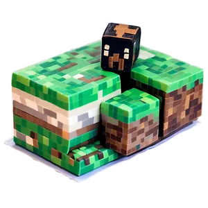 Minecraft Cake Fondant Png 15 PNG Image