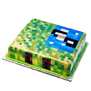 Minecraft Cake Fondant Png Dtj31 PNG Image