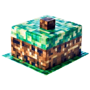 Minecraft Cake Real Life Png 06132024 PNG Image