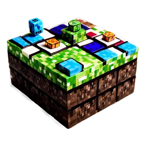 Minecraft Cake Real Life Png Eva68 PNG Image