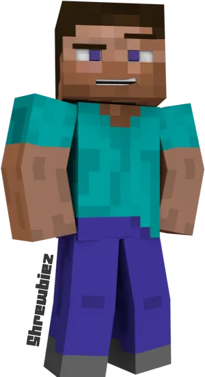 Minecraft Character Render PNG Image