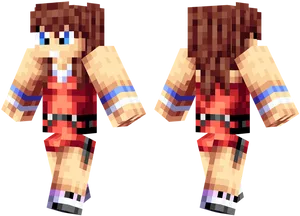 Minecraft_ Character_ Skin_ Render PNG Image