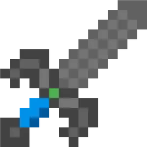 Minecraft_ Diamond_ Sword_ Icon PNG Image