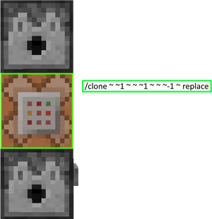 Minecraft Dispenser Command Block Clone PNG Image