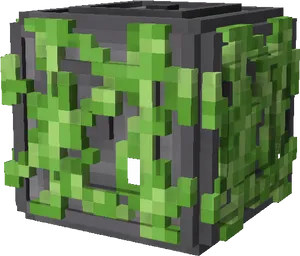 Minecraft_ Emerald_ Ore_ Block.png PNG Image