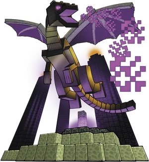 Minecraft_ Ender_ Dragon_ Showcase PNG Image