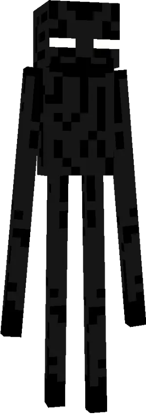 Minecraft Enderman Character PNG Image