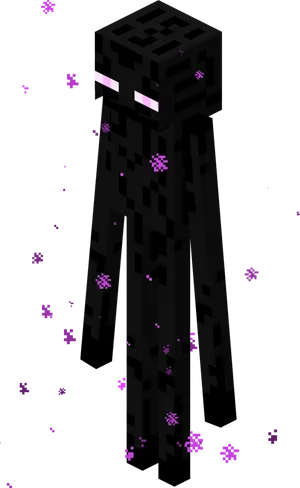 Minecraft Enderman Entity PNG Image