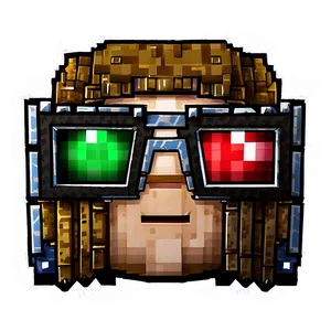 Minecraft Glasses With Side Shields Png 89 PNG Image