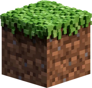 Minecraft_ Grass_ Block_ Icon PNG Image