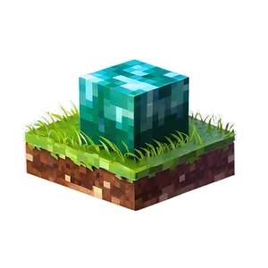 Minecraft Grass Block Png Dsp PNG Image