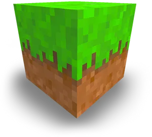 Minecraft Grass Block3 D Render.png PNG Image