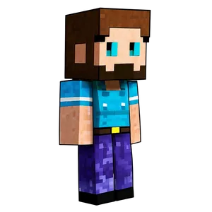 Minecraft Hero Steve Head Png Vfp57 PNG Image